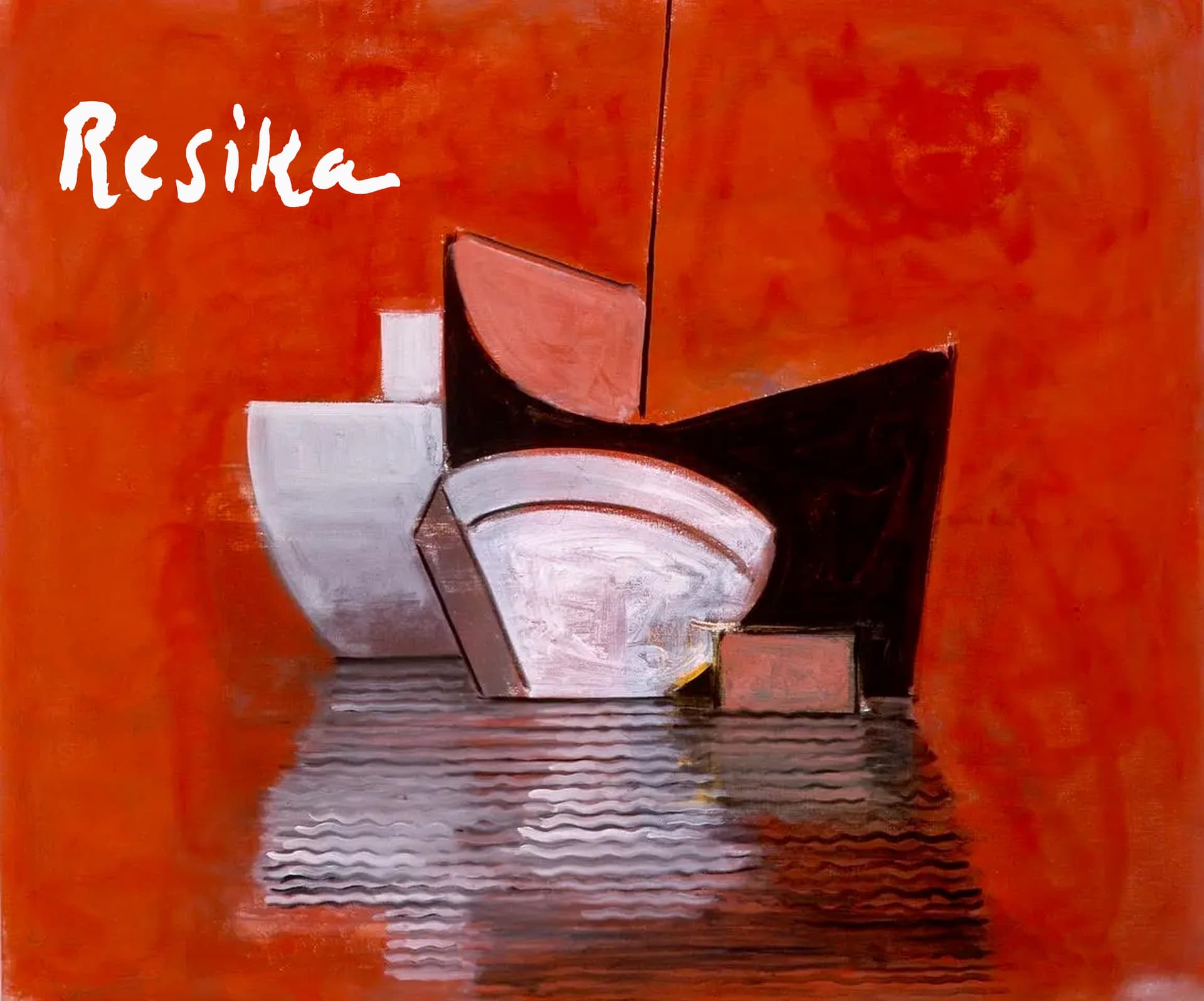 Red Finale, 2001, an artwork by Paul Resika